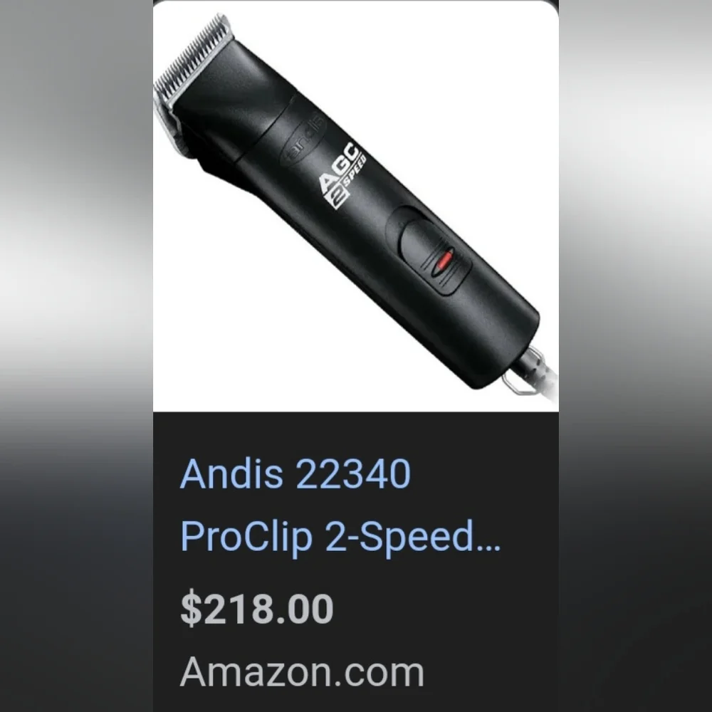 Andis AGC 2 speed Pet Clippers
